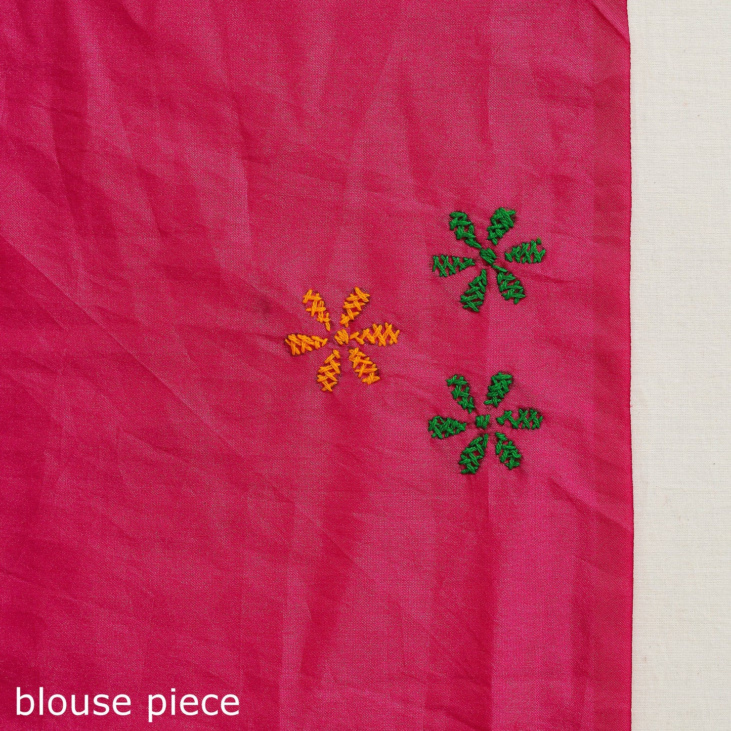 Bengal Hand Embroidery Silk Nakshi Kantha Saree