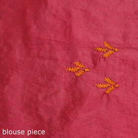 Bengal hand embroidery silk nakshi kantha saree 65