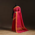 Pink - bengal handwoven cotton begumpuri saree 15