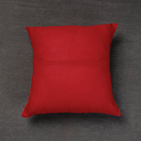  Bengal Kantha Embroidery Mulberry Tussar Silk Cushion Cover 