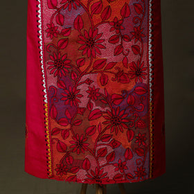 Bengal kantha hand embroidered cotton unstitched kurta