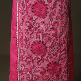 Bengal kantha hand embroidered cotton unstitched kurta