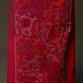 Bengal kantha hand embroidered cotton unstitched kurta