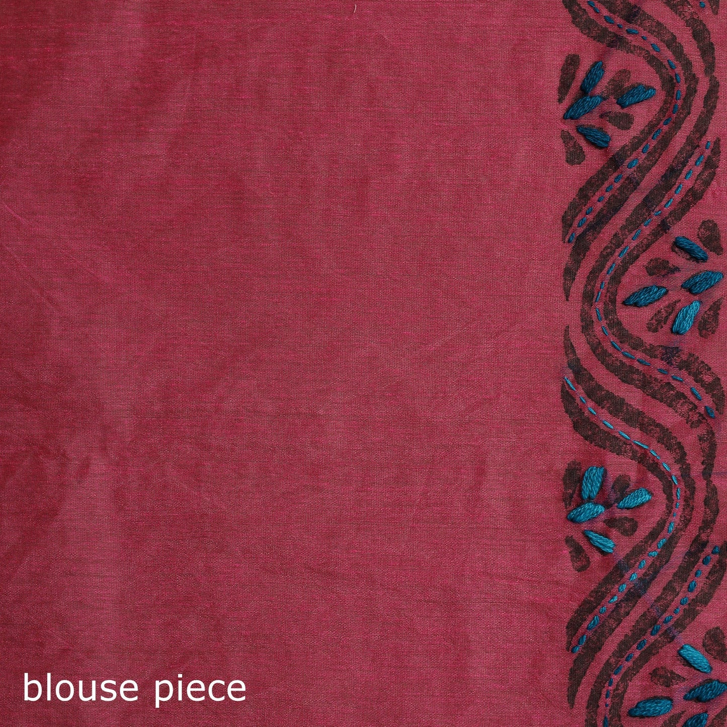 Bengal kantha hand embroidery silk cotton chapa work saree