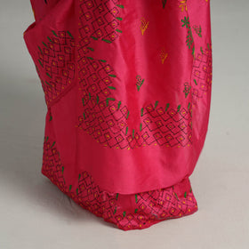 Bengal Nakshi Kantha Embroidery Silk Saree