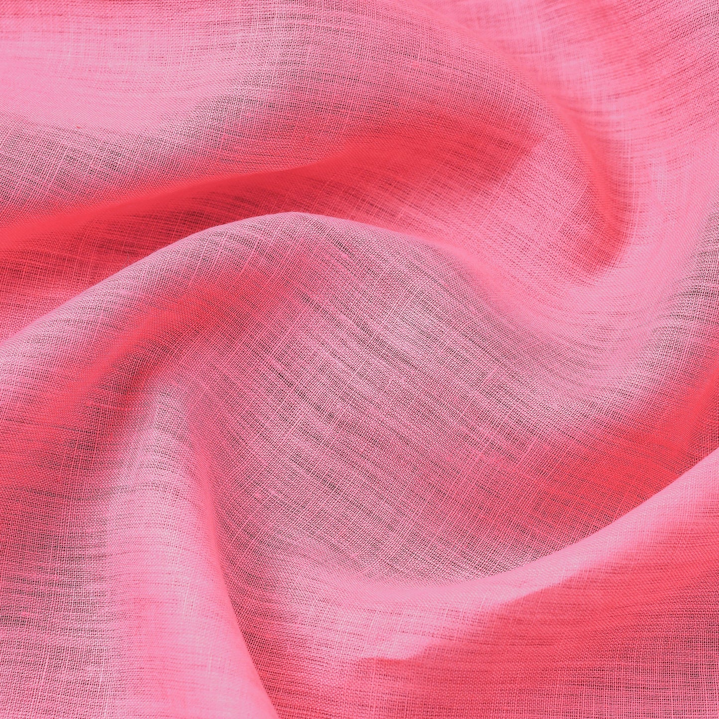 Pink Bhagalpuri Handloom Pure Linen Fabric 