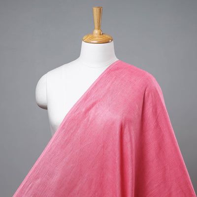 Pink Bhagalpuri Handloom Pure Linen Fabric 