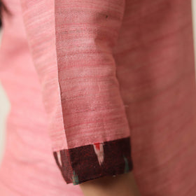 Bhagalpuri Handwoven Desi Tussar Silk Straight Kurta for Women