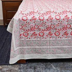 Cotton double sanganeri bed sheet set (108 x 90 in) 04