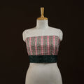 Block print cotton sanganeri blouse piece 05 - handcrafted