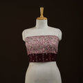 Block print cotton sanganeri blouse piece 10 - handcrafted