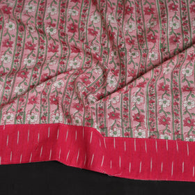 Block print cotton sanganeri blouse piece 25 - handcrafted