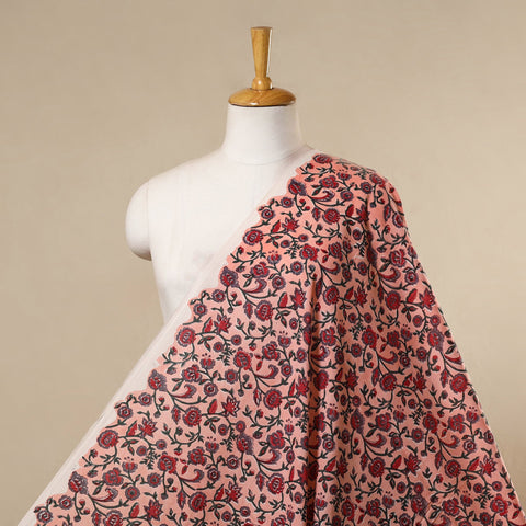 Pink - cotton sanganeri fabric 10 - handcrafted