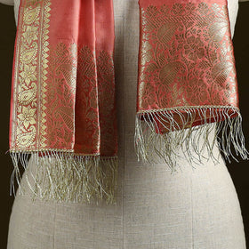 Brocade handloom semi silk nakshi buti banarasi stole