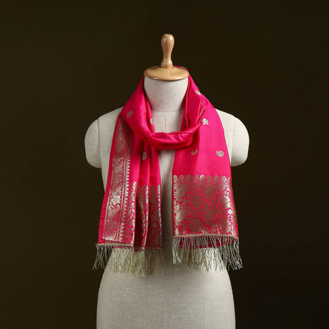 Brocade handloom semi silk nakshi buti banarasi stole