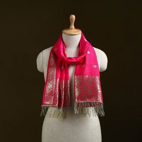 Brocade handloom semi silk nakshi buti banarasi stole