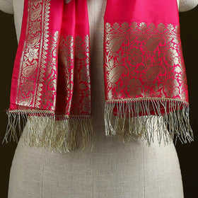 Brocade handloom semi silk nakshi buti banarasi stole