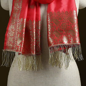Brocade handloom semi silk nakshi buti banarasi stole