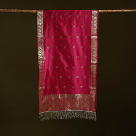 Brocade handloom semi silk nakshi buti banarasi stole