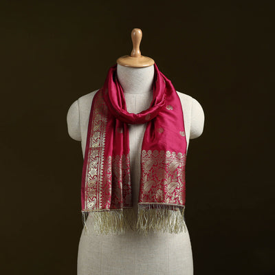 Brocade handloom semi silk nakshi buti banarasi stole