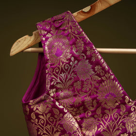 Pink - brocade silk banarasi stitched blouse 06