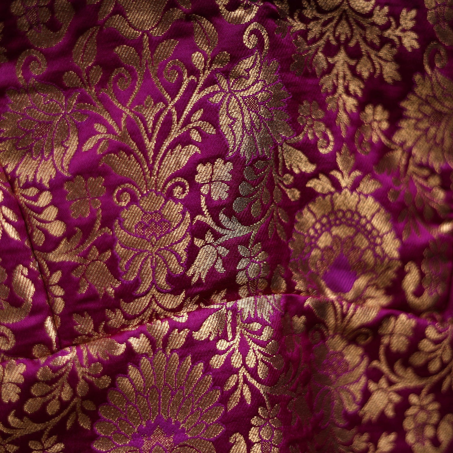 Pink - brocade silk banarasi stitched blouse 06