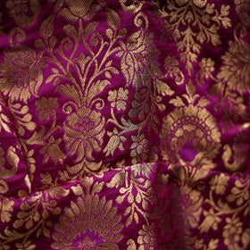 Pink - brocade silk banarasi stitched blouse 06