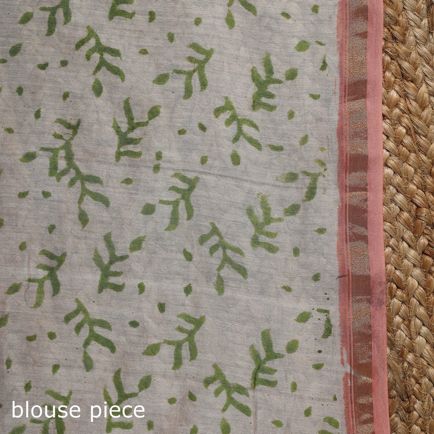 Chanderi silk hand sanganeri saree with zari border 05