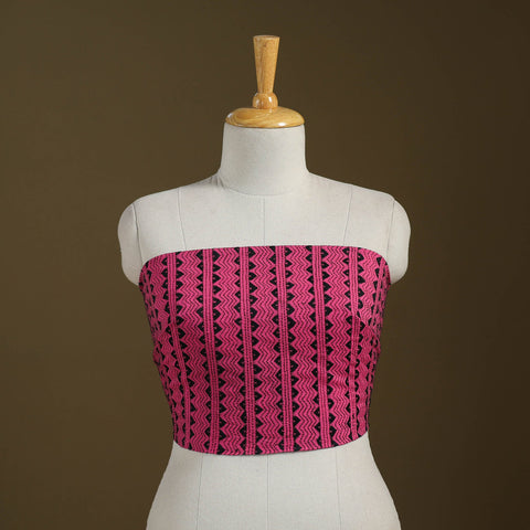 Cotton Bengal Kantha Stitch Blouse Piece 