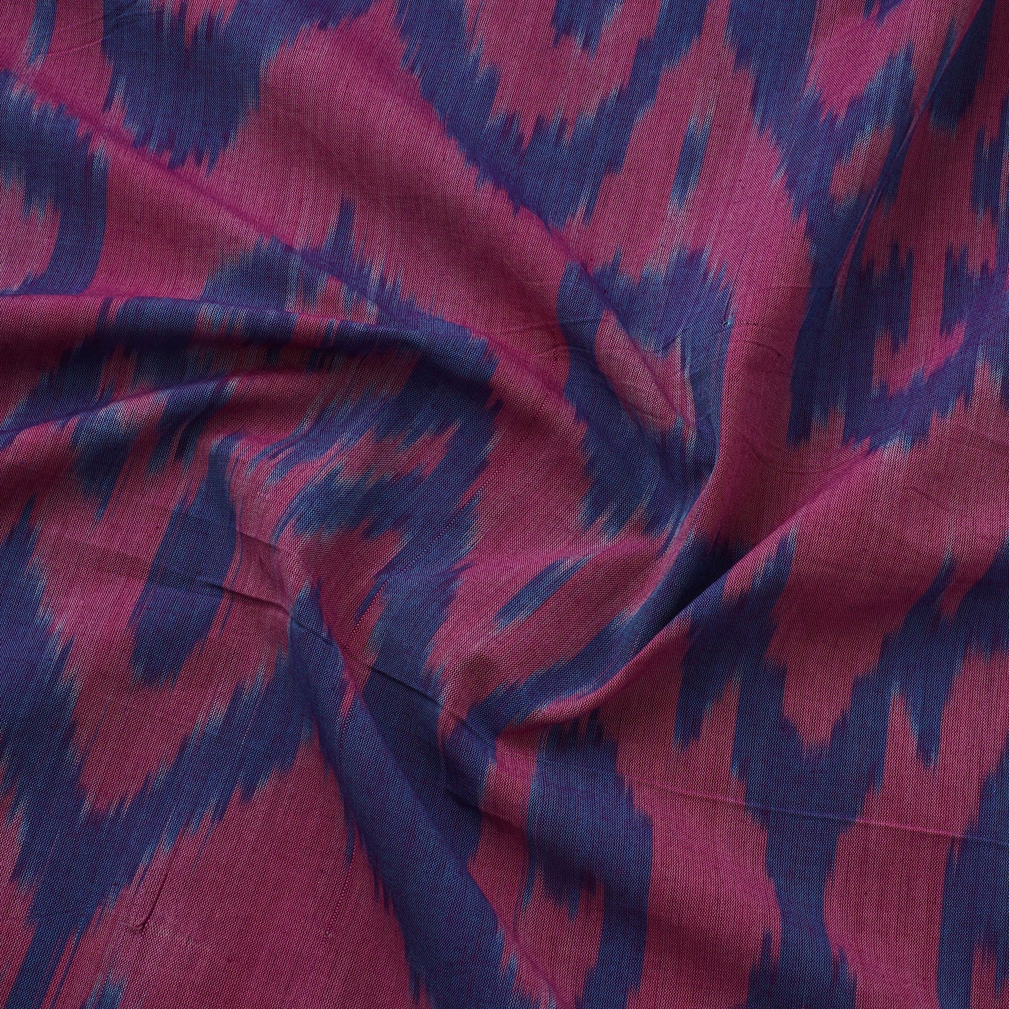 Cotton central asian pochampally ikat fabric 07