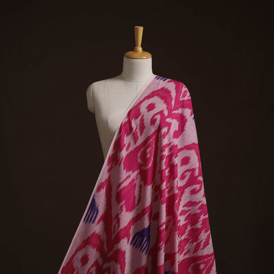 Cotton central asian pochampally ikat fabric 13