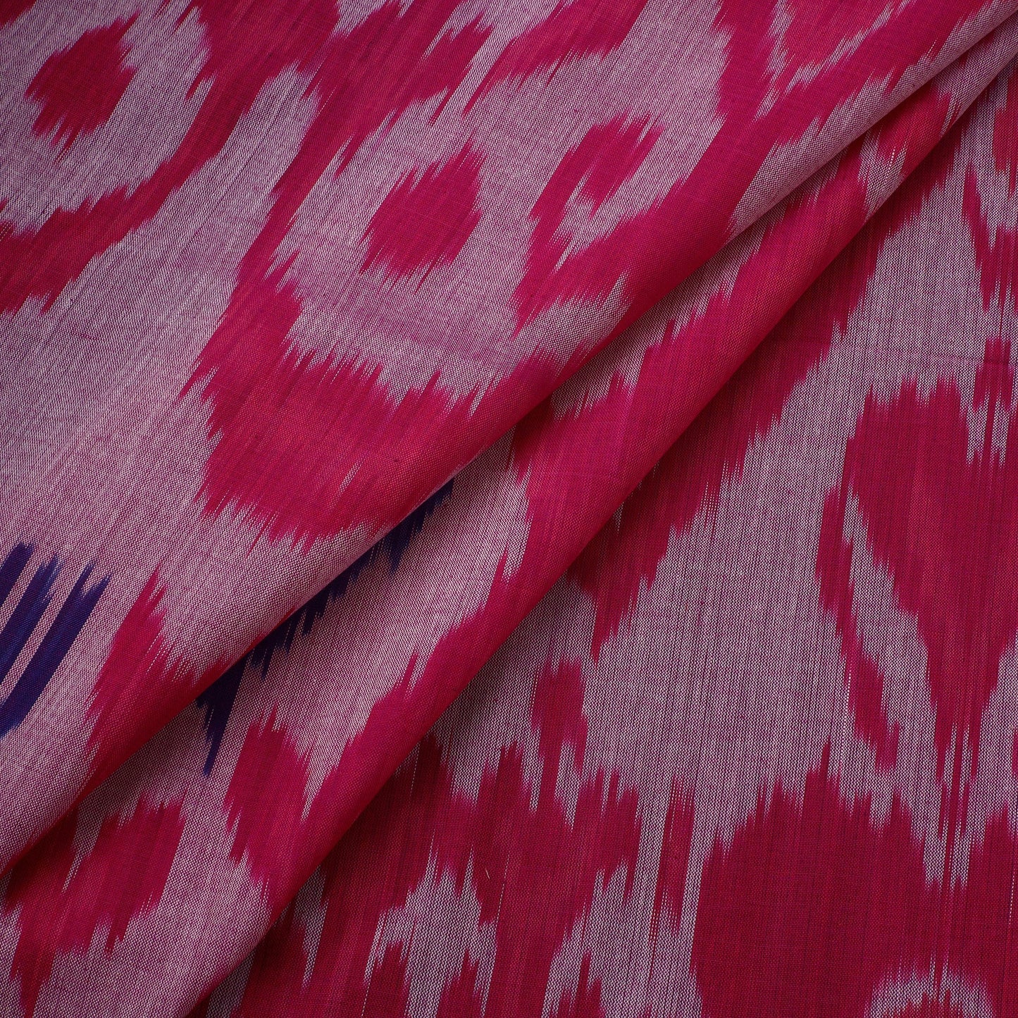 Cotton central asian pochampally ikat fabric 13