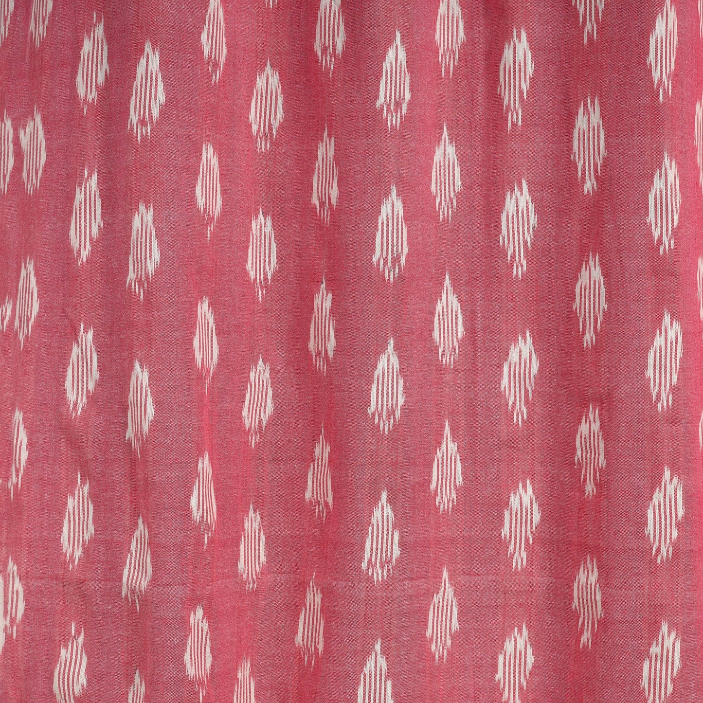 Pink - cotton door pochampally ikat curtain (7 x 3 feet)