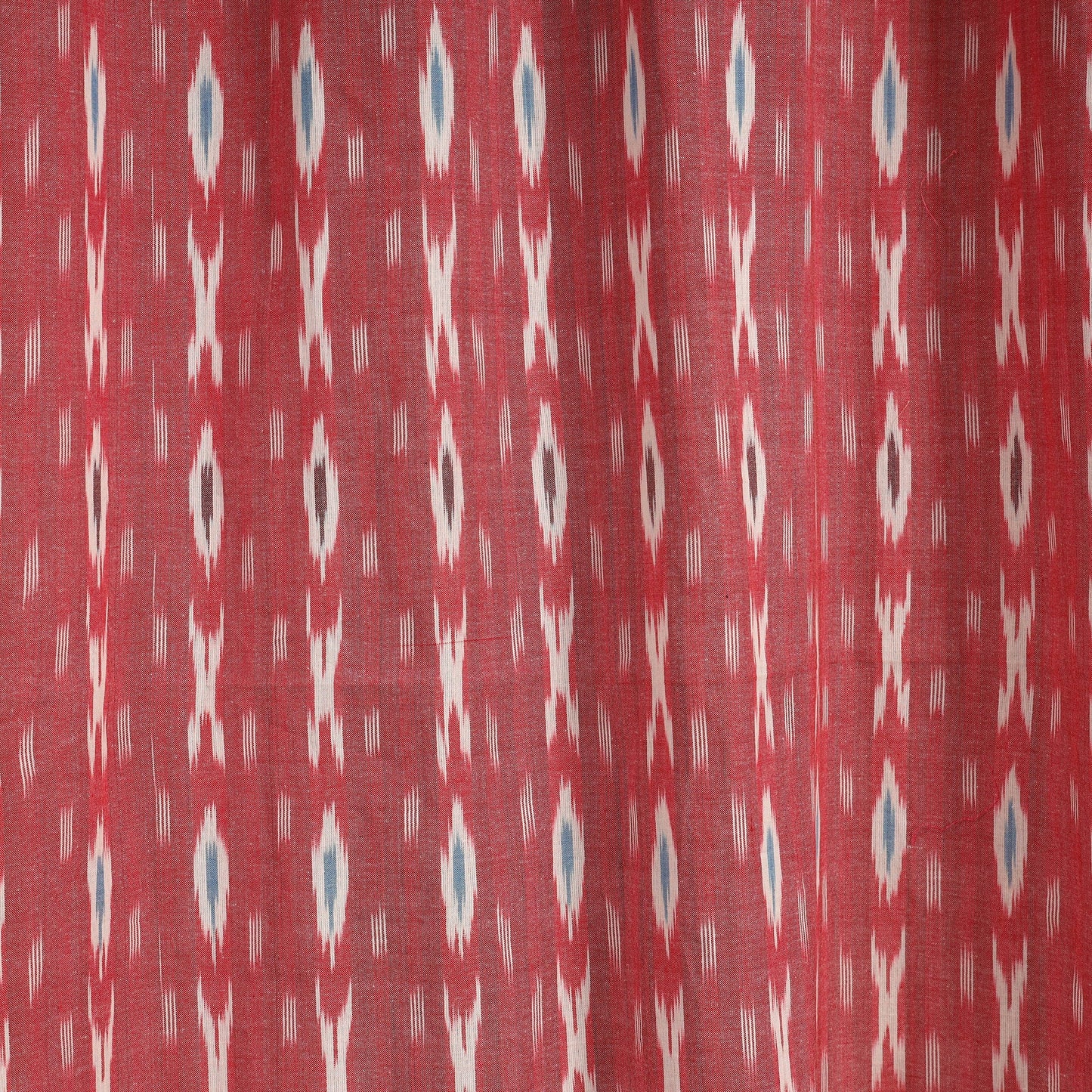Pink - cotton door pochampally ikat curtain (7 x 3 feet)