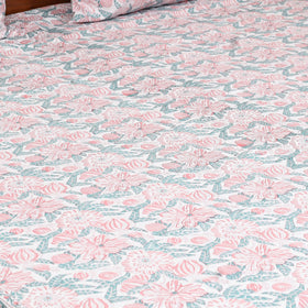 Cotton double sanganeri bed sheet set (108 x 90 in) 03