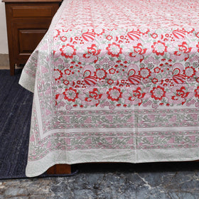 Cotton double sanganeri bed sheet set (108 x 90 in) 04