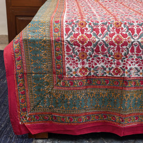 Cotton double sanganeri bed sheet set (108 x 90 in) 05