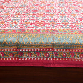 Cotton double sanganeri bed sheet set (108 x 90 in) 05