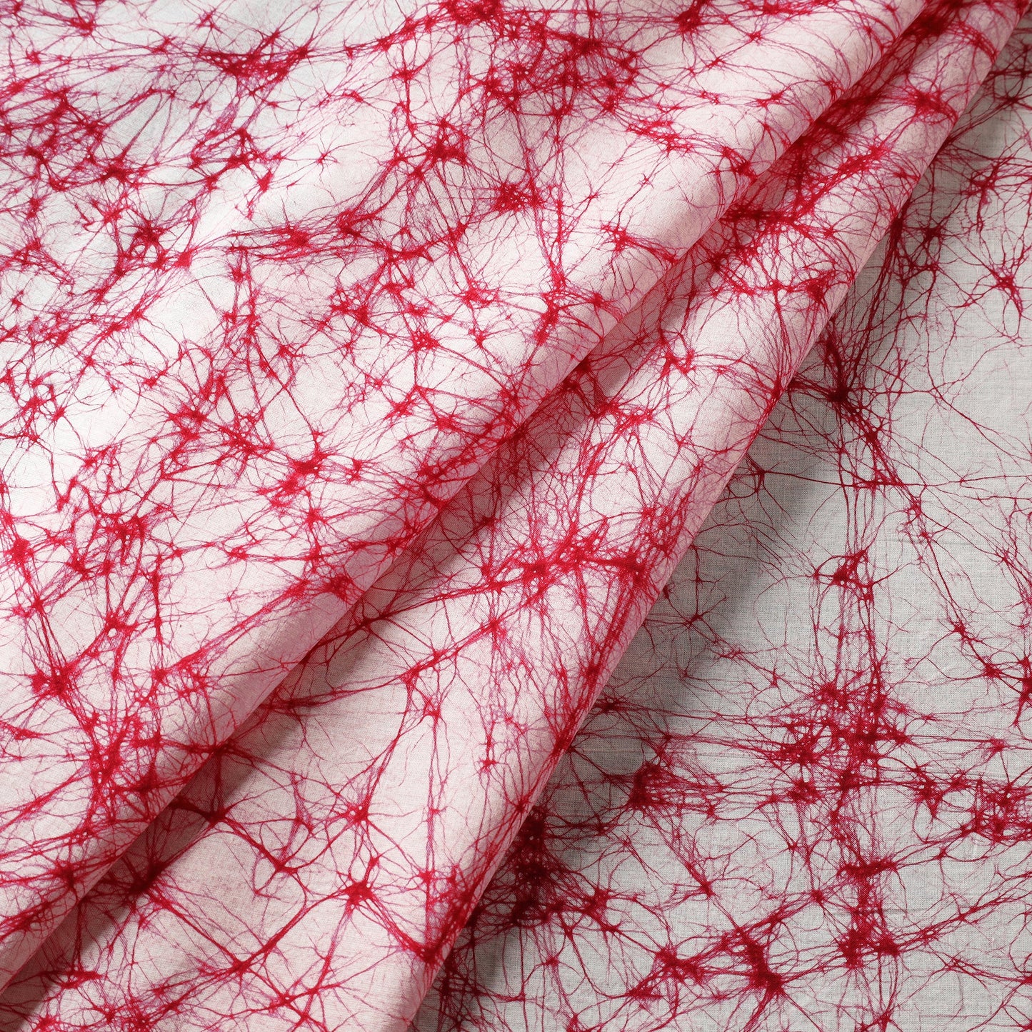  Pink Cotton Hand Batik Print Fabric