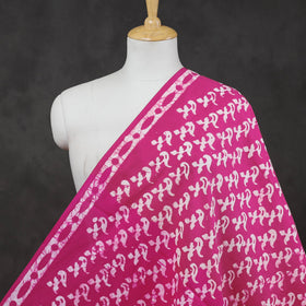  Cotton Pink Hand Batik Print Fabric