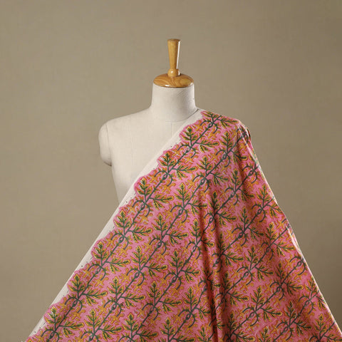 Cotton hand block sanganeri print fabric 02 - handcrafted