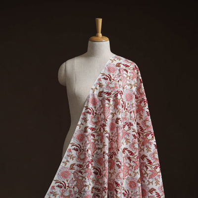 Cotton hand block sanganeri print fabric 05 - handcrafted
