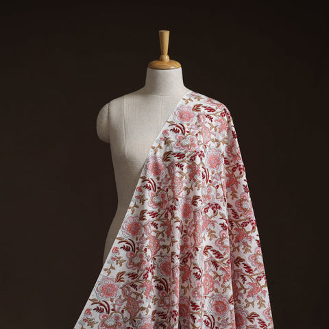 Cotton hand block sanganeri print fabric 05 - handcrafted