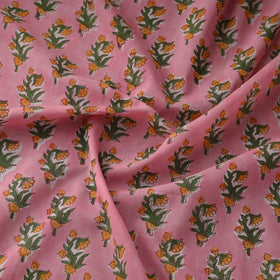 Cotton hand sanganeri fabric 13 - handcrafted