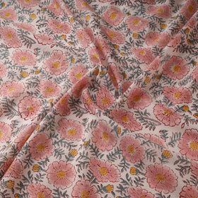 Cotton hand sanganeri fabric 01 - handcrafted