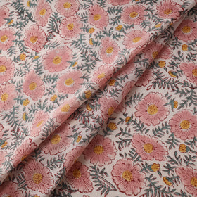 Cotton hand sanganeri fabric 01 - handcrafted