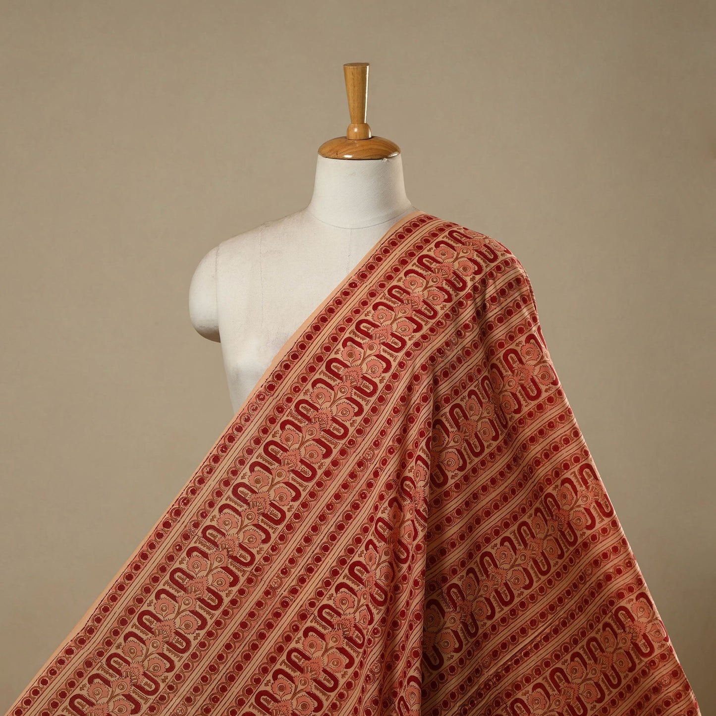 Cotton hand sanganeri fabric 01 - handcrafted