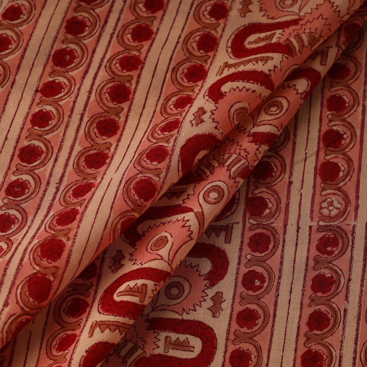 Cotton hand sanganeri fabric 01 - handcrafted