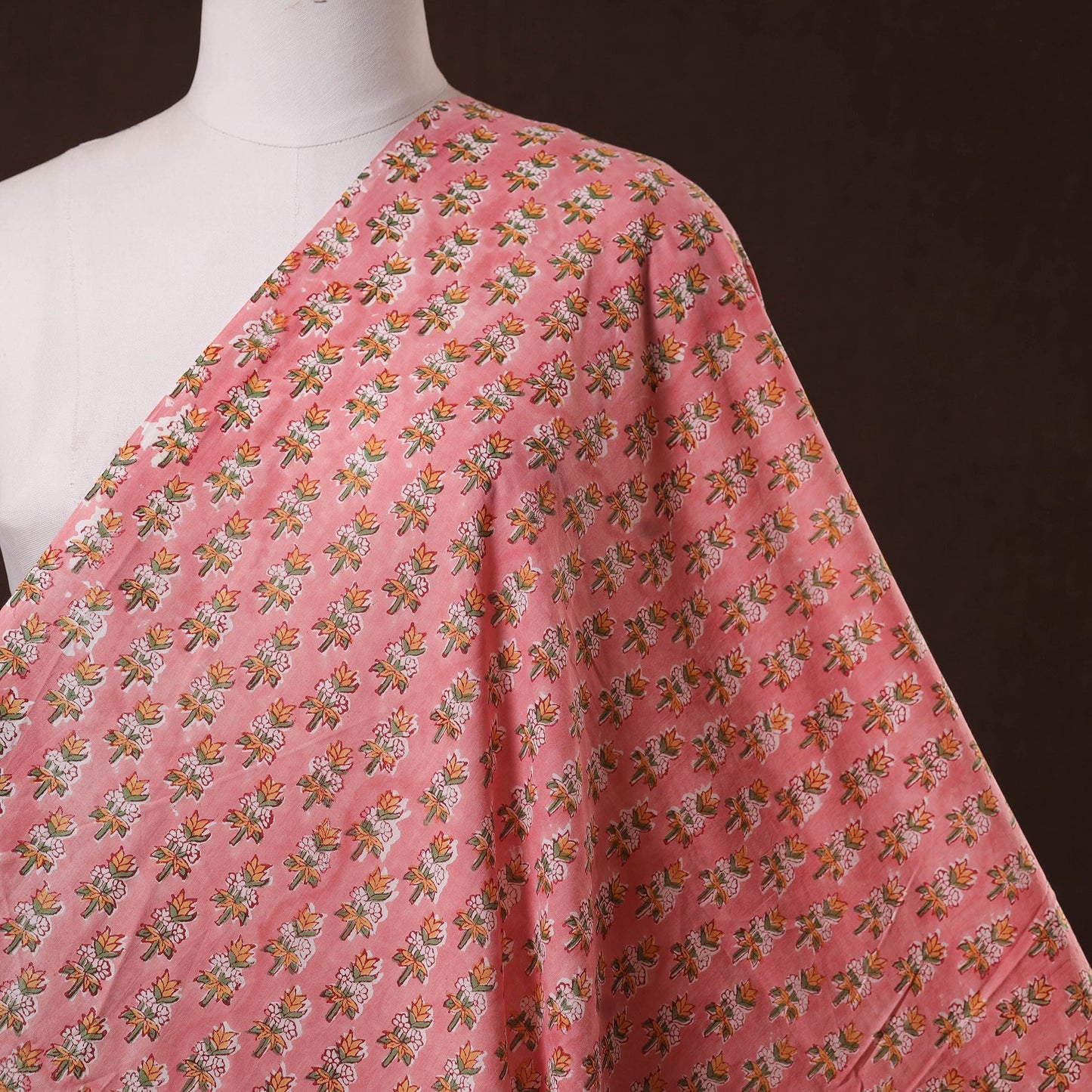 Cotton hand sanganeri fabric 04 - handcrafted