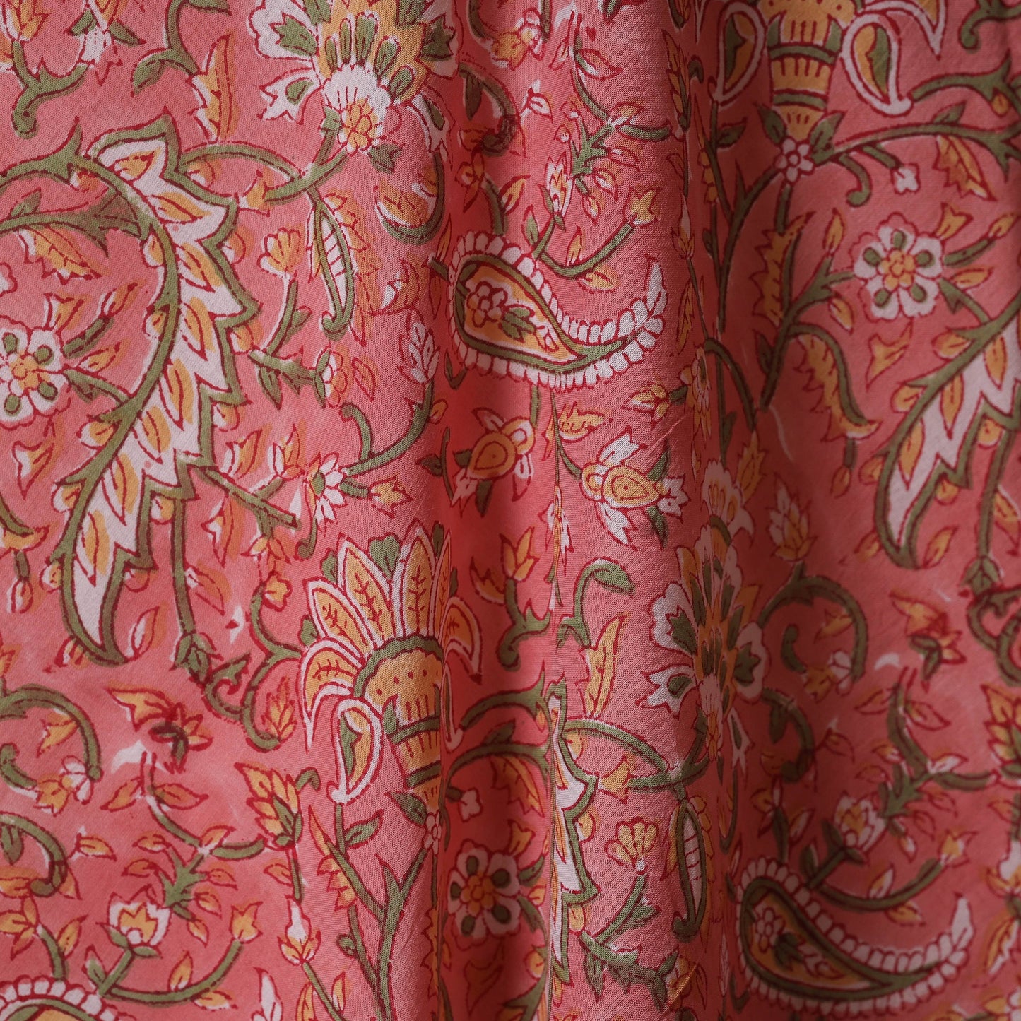Cotton hand sanganeri fabric 10 - handcrafted